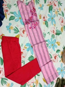 Pink Embroidered Salwar Suit