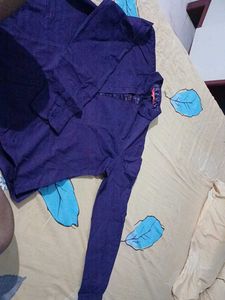 Purple Long Sleeve Shirt
