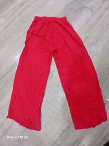 Red Palazzo Pants