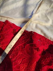 As You Wish Strapless Lace Dress