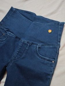 High Waisted Denim Jeans