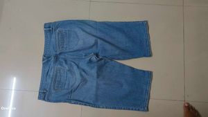 Blue Denim Capri