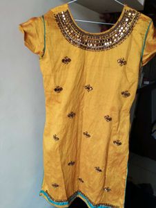 Mirror Work Kurta