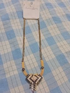 Jewellery Set With 2 Gold Plated Earring