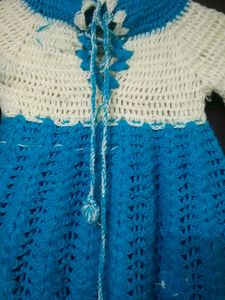 Crochet Handmade Frock For Baby Girl