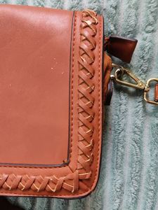 Combo Of 2 Paprika Sling Bags | Brown | Snake Print | Green