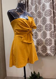 Bandeau Mustard Play suit