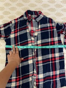 Checked Shirt For Girls