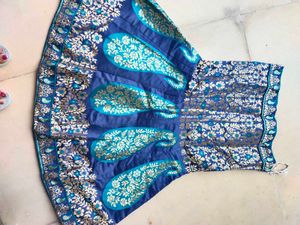 Peacock Colour Lahanga
