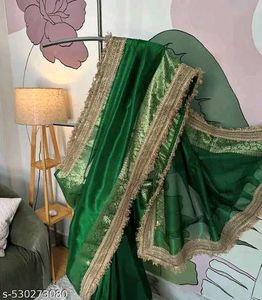 Royal Jimmy Choo Saree Attached With Blouse