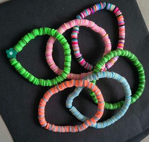 Funky Heishi Bead Bracelet Set