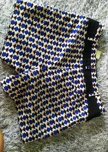 Patterned Mini Skirt