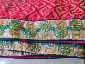 70% Off Today - Pink Saree with Stunning Design