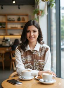 🌸 Vintage Floral Fusion Button-Down 🌸