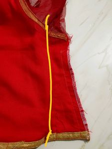 Lehanga Choli With Red And Blue Combination