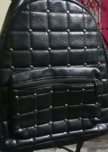 Black Travel Bag And Purse