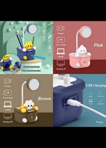 Kids Lamp + Sharpener And Pen Stand