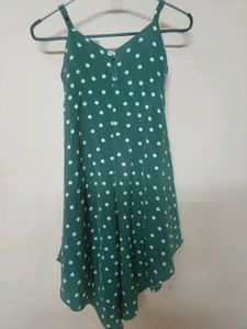 Green Polka Dot Dress