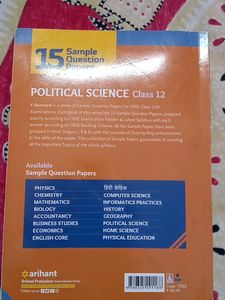 Cbse Political Science Sample Question Papers