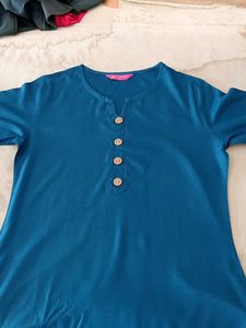 New Style Best Short Blue Top