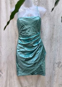 I. Turquoise Mini Dress