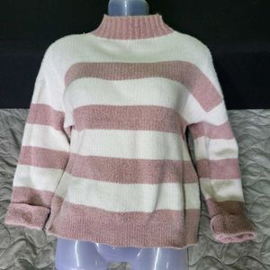 Striped Knit Sweater