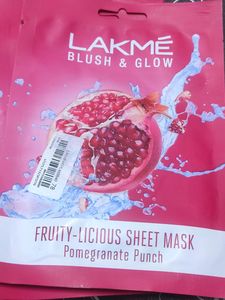 Pack Of 10 Lakme Blush &amp; Glow Sheet Mask