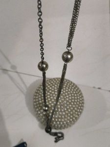 Set Of 3 Matalic And Metal Earrings