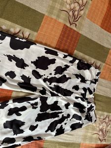 Cow Print Trouser