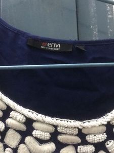 Elegant Navy Blue Dress