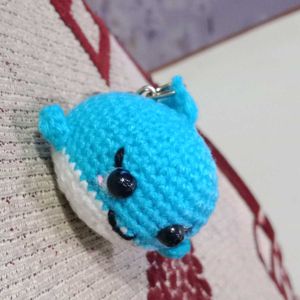 Whale Plushie Keychain