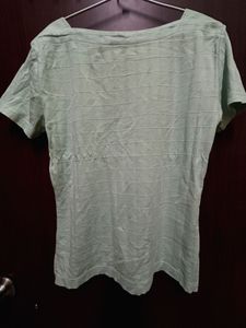 Green Striped Tee
