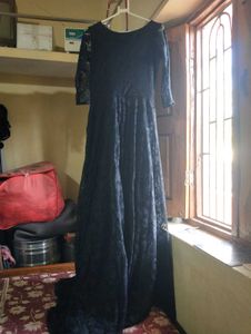 Karmic Vision Black Lace Maxi Dress