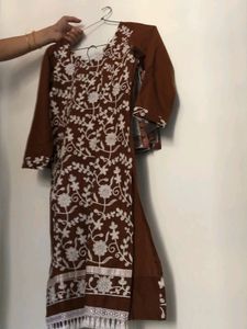 Unused Yellow Color 💛 Kurta Salwar Dupatta Set