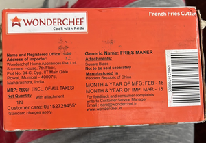 French Fries cutter