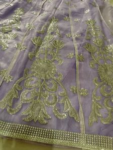 Lehenga Choli And Duptta Semi Stitched