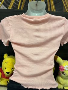 Pearl Lattice Ruffle Knit Top