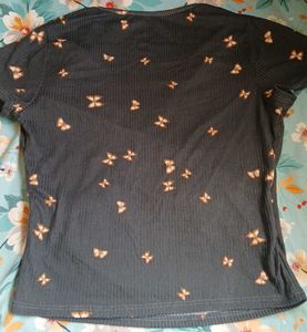Butterfly Print Top
