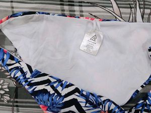 Floral &amp; Zig-Zag Bikini Bottoms