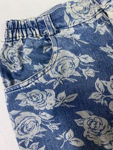 Casual Jeans With Floral Printing