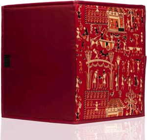 2 Printed Cloth File Folders