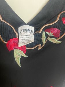 Floral Embroidered Slip Dress