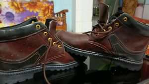 Giorgio Armani High Quality Ankle Leather Shoes