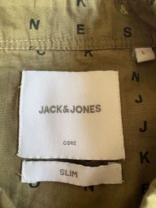 Olive Green Patterned Shirt