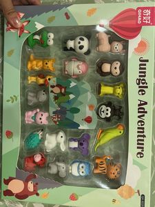 Animal Shape Eraser Set