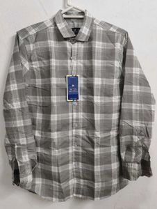 Gray Plaid W2D Long Sleeve Shirt