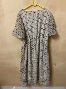 Abstract Print Dress