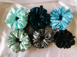 Satin Scrunchie Set 12 Piece