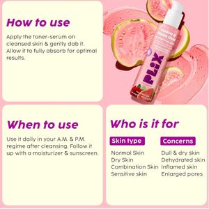 GUAVA &amp; ROSES GLOW FAT WATER TONER SERUM