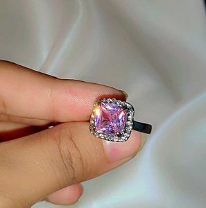 Elegant Pink Gemstone Ring